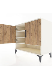 Hyperion Şifonyer 3 Raflı 2 Kapaklı 88x44x80 Aytaşı-Çam