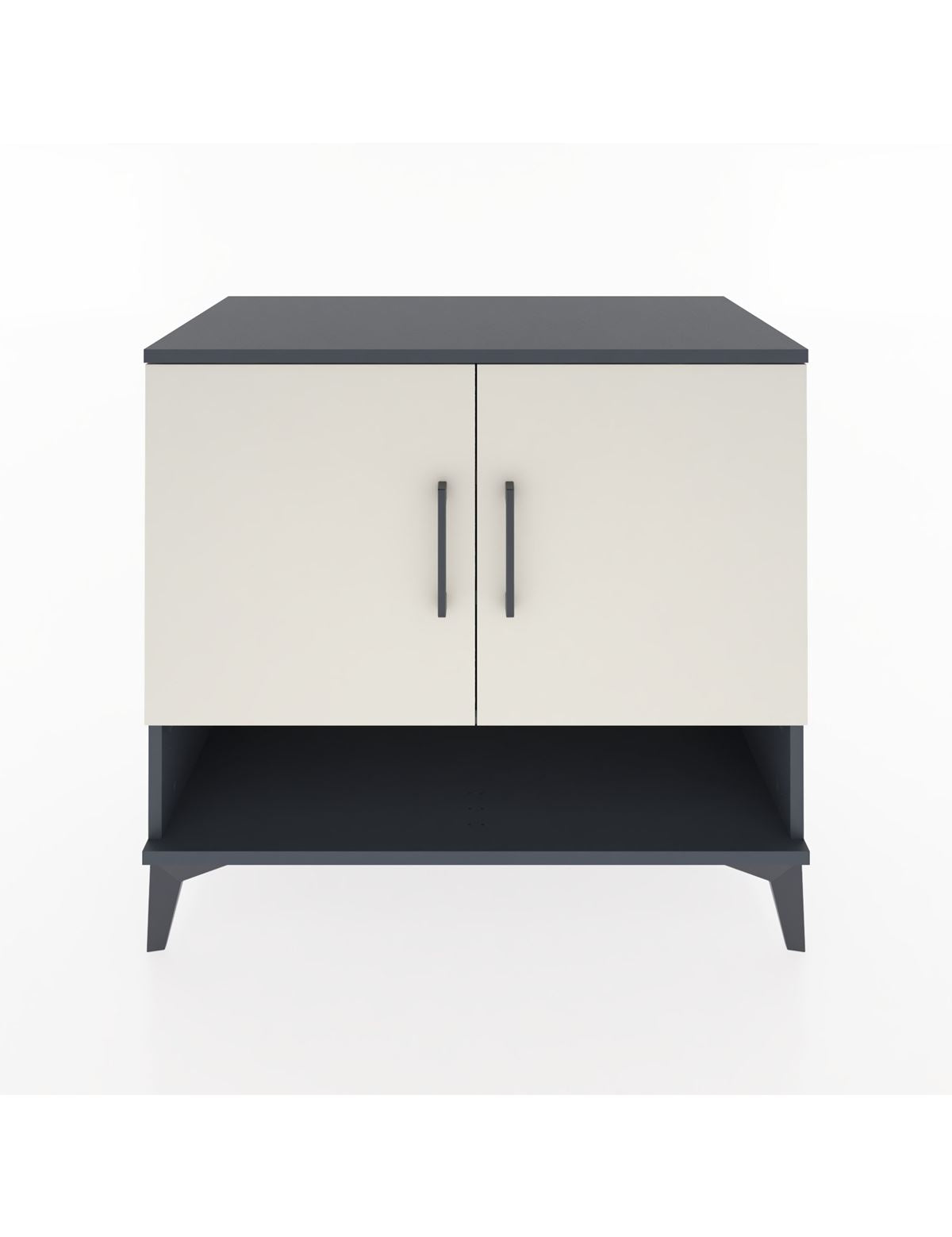 Hyperion Şifonyer 3 Raflı 2 Kapaklı 88x44x80 Antrasit-Aytaşı