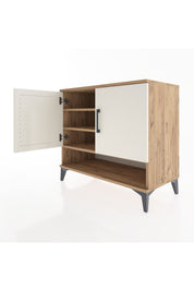 Hyperion Şifonyer 3 Raflı 2 Kapaklı 88x44x80 Çam-Aytaşı