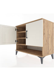 Hyperion Şifonyer 3 Raflı 2 Kapaklı 88x44x80 Çam-Aytaşı