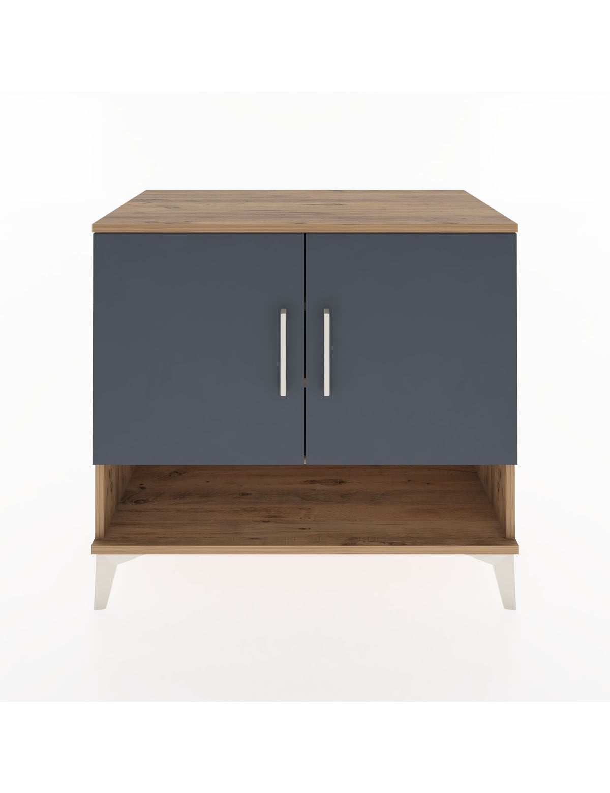 Hyperion Şifonyer 3 Raflı 2 Kapaklı 88x44x80 Çam-Antrasit