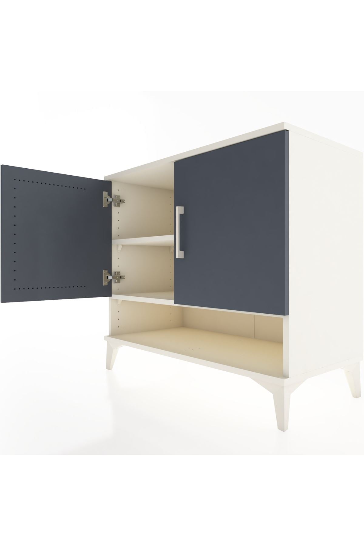 Hyperion Şifonyer 2 Raflı 2 Kapaklı 88x44x80 Aytaşı-Antrasit