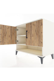 Hyperion Şifonyer 2 Raflı 2 Kapaklı 88x44x80 Aytaşı-Çam