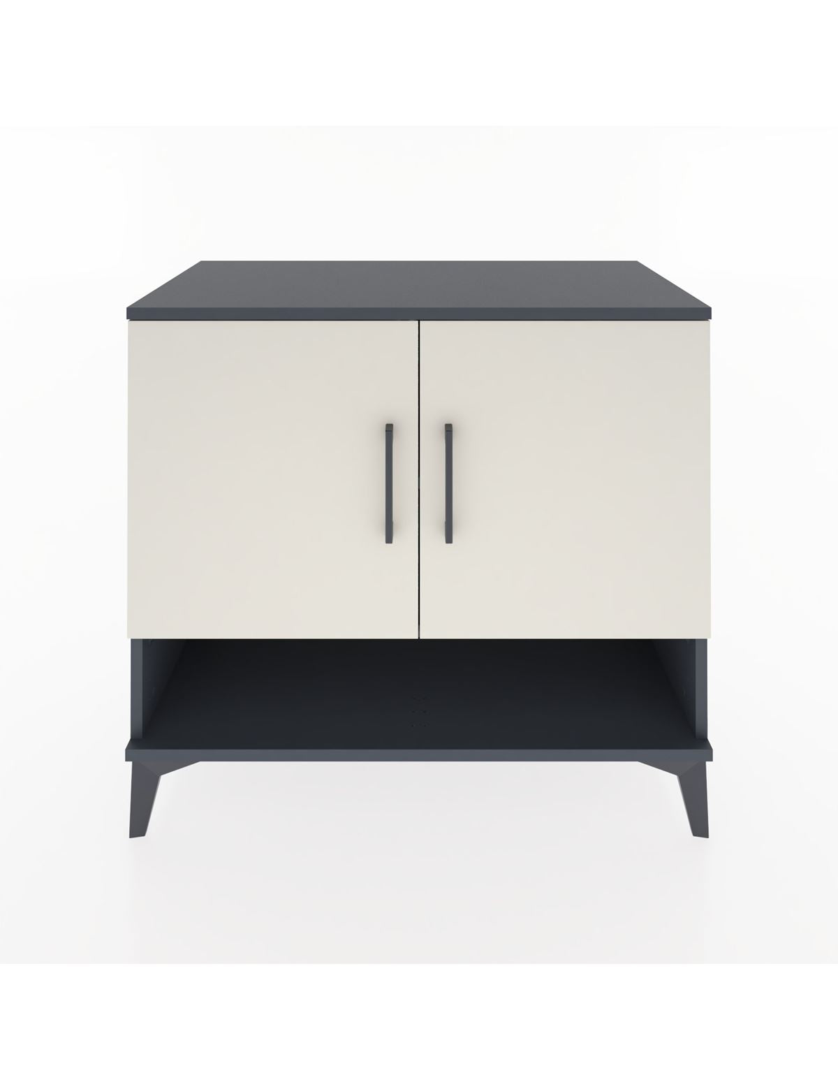 Hyperion Şifonyer 2 Raflı 2 Kapaklı 88x44x80 Antrasit-Aytaşı