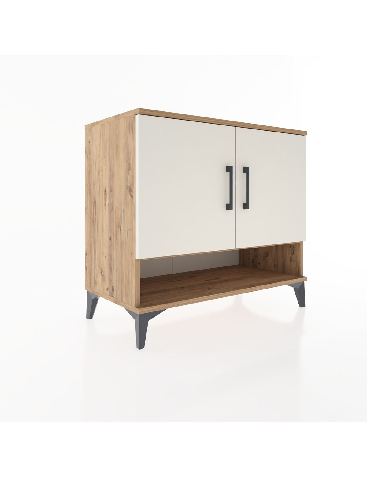 Hyperion Şifonyer 2 Raflı 2 Kapaklı 88x44x80 Çam-Aytaşı