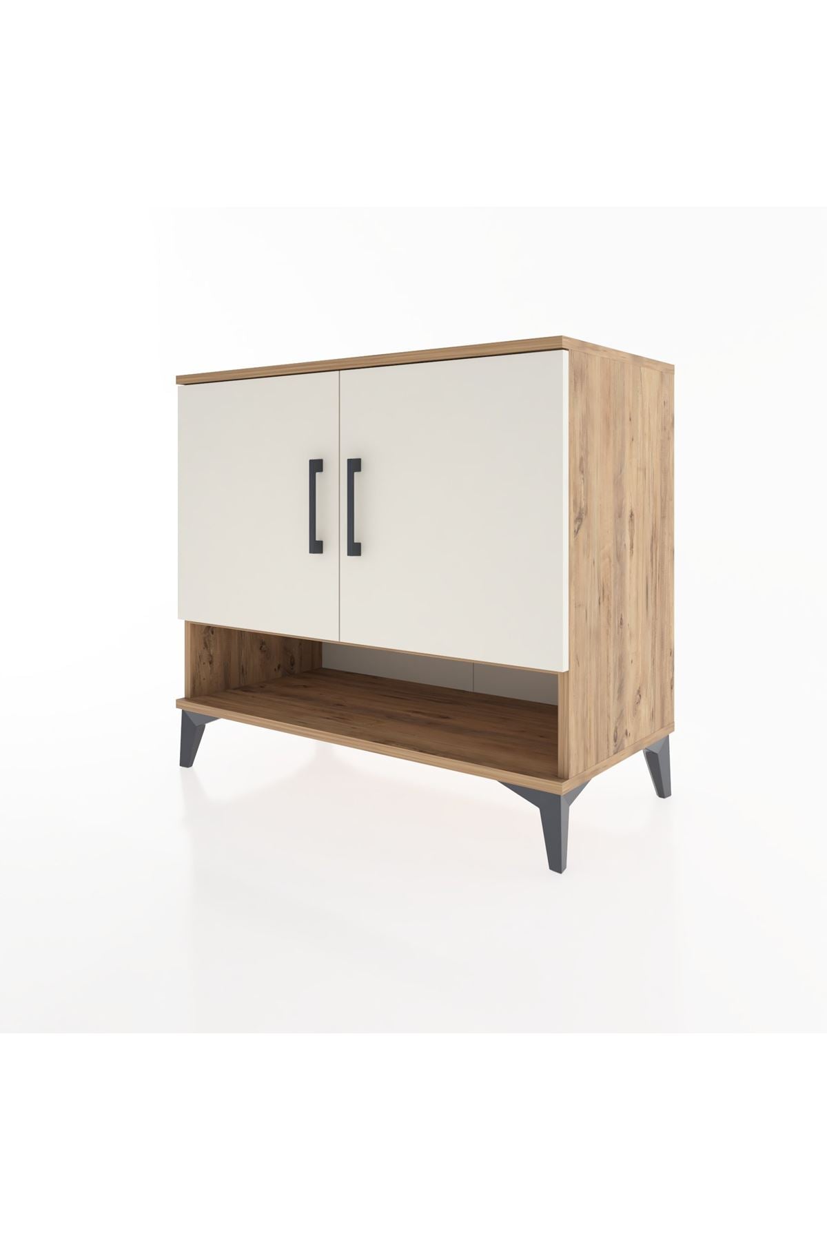 Hyperion Şifonyer 2 Raflı 2 Kapaklı 88x44x80 Çam-Aytaşı