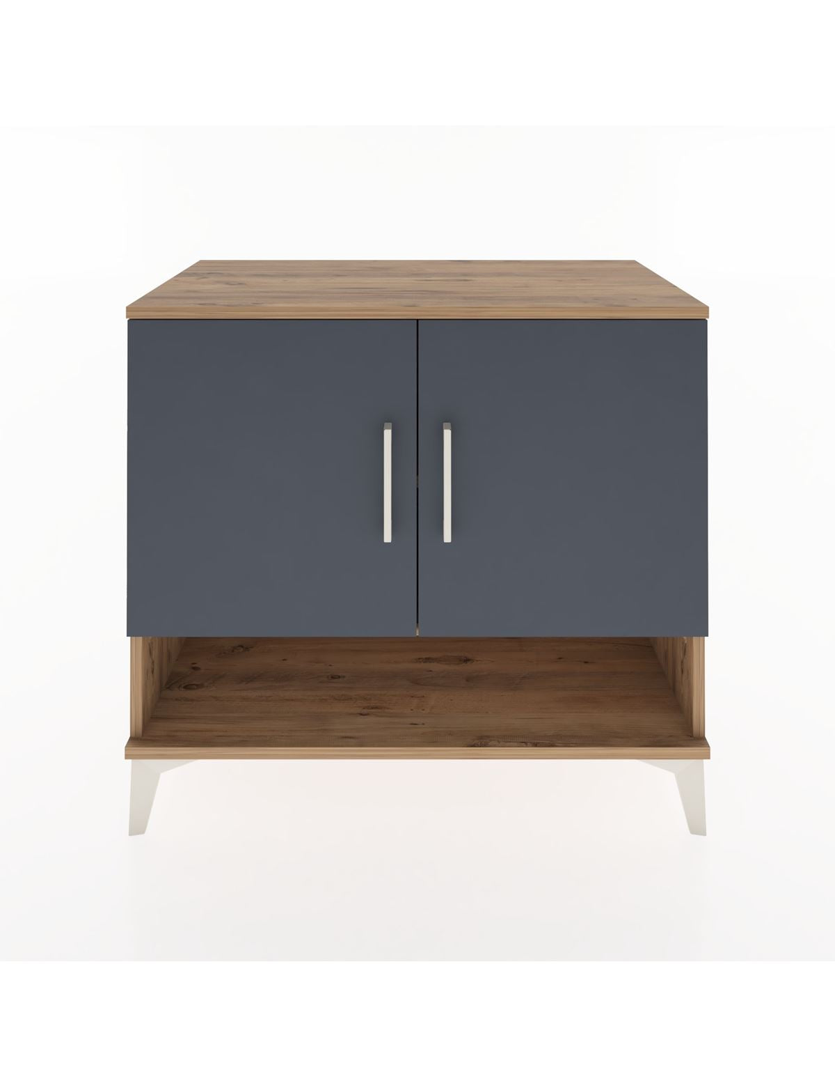 Hyperion Şifonyer 2 Raflı 2 Kapaklı 88x44x80 Çam-Antrasit