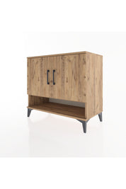 Hyperion Şifonyer 2 Raflı 2 Kapaklı 88x44x80 Çam-Çam