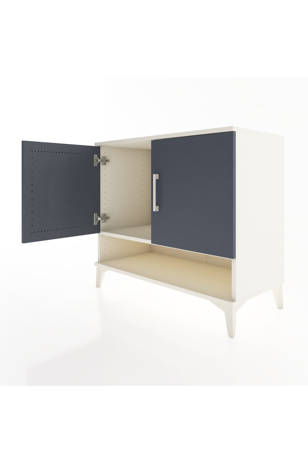 Hyperion Şifonyer Tek Raflı 2 Kapaklı 88x44x80 Aytaşı-Antrasit