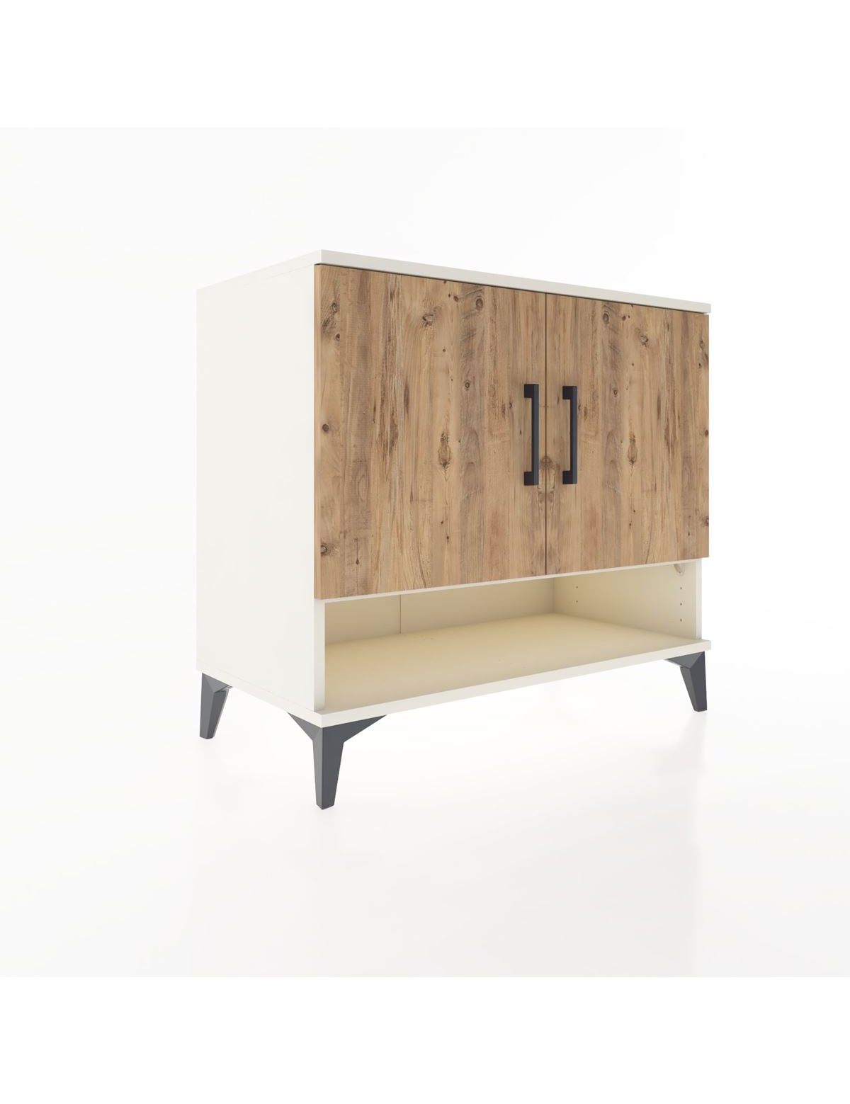 Hyperion Şifonyer Tek Raflı 2 Kapaklı 88x44x80 Aytaşı-Çam