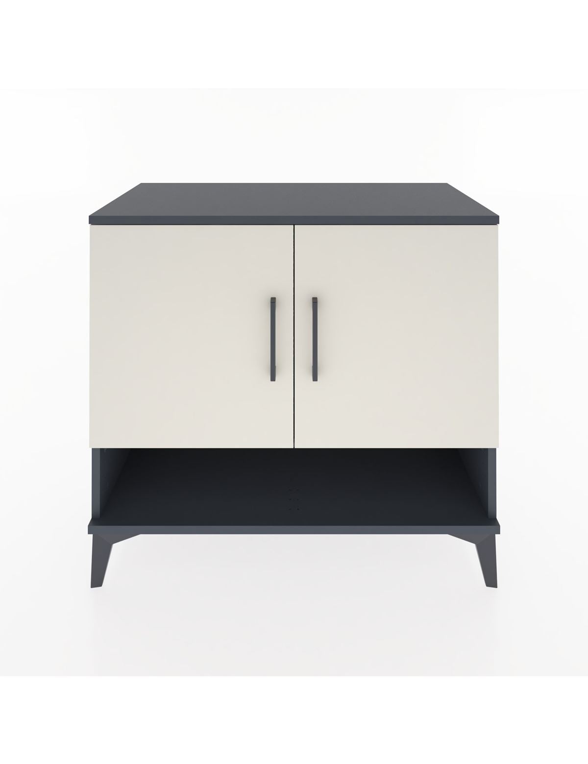 Hyperion Şifonyer Tek Raflı 2 Kapaklı 88x44x80 Antrasit-Aytaşı