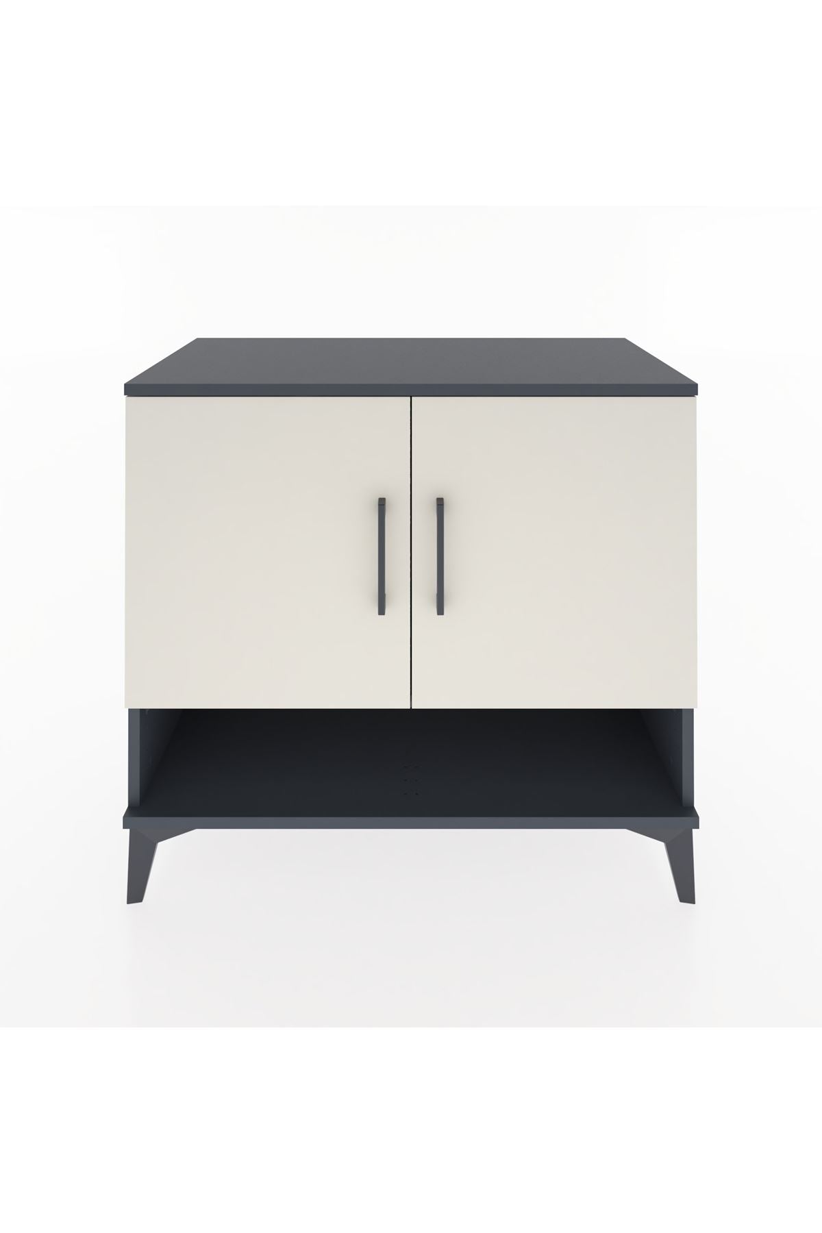 Hyperion Şifonyer Tek Raflı 2 Kapaklı 88x44x80 Antrasit-Aytaşı