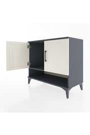 Hyperion Şifonyer Tek Raflı 2 Kapaklı 88x44x80 Antrasit-Aytaşı