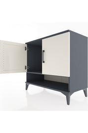 Hyperion Şifonyer Tek Raflı 2 Kapaklı 88x44x80 Antrasit-Aytaşı