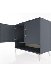 Hyperion Şifonyer Tek Raflı 2 Kapaklı 88x44x80 Antrasit-Antrasit