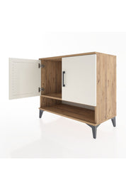 Hyperion Şifonyer Tek Raflı 2 Kapaklı 88x44x80 Çam-Aytaşı