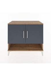 Hyperion Şifonyer Tek Raflı 2 Kapaklı 88x44x80 Çam-Antrasit