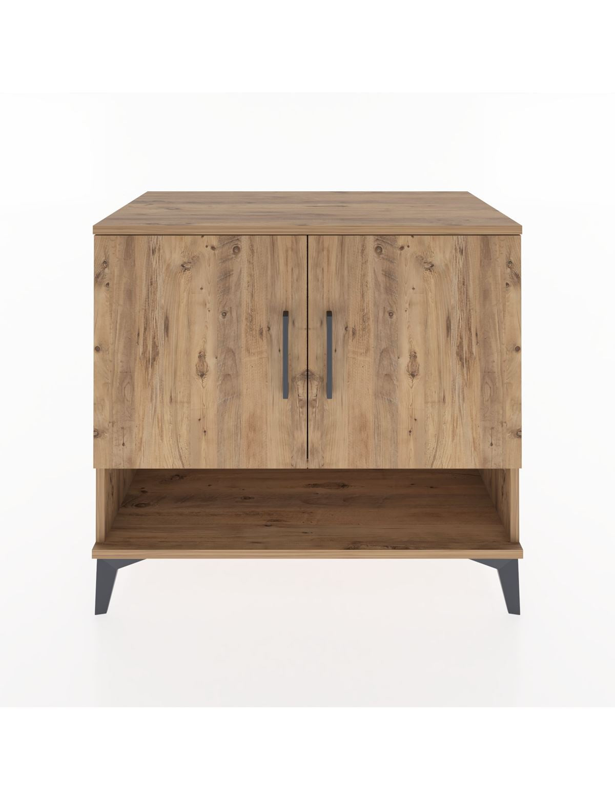 Hyperion Şifonyer Tek Raflı 2 Kapaklı 88x44x80 Çam-Çam