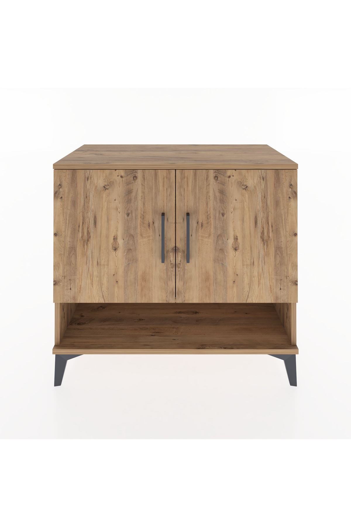 Hyperion Şifonyer Tek Raflı 2 Kapaklı 88x44x80 Çam-Çam