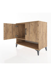 Hyperion Şifonyer Tek Raflı 2 Kapaklı 88x44x80 Çam-Çam