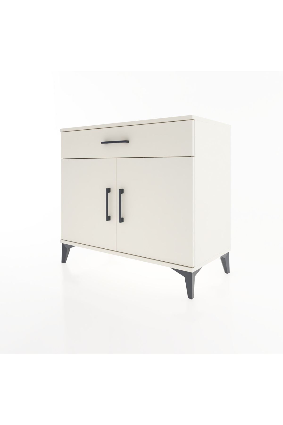 Hyperion Şifonyer 2 Raflı Tek Çekmeceli 2 Kapaklı 88x44x80 Aytaşı-Aytaşı