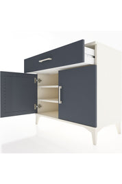 Hyperion Şifonyer 2 Raflı Tek Çekmeceli 2 Kapaklı 88x44x80 Aytaşı-Antrasit