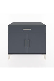 Hyperion Şifonyer 2 Raflı Tek Çekmeceli 2 Kapaklı 88x44x80 Antrasit-Antrasit