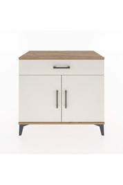 Hyperion Şifonyer 2 Raflı Tek Çekmeceli 2 Kapaklı 88x44x80 Çam-Aytaşı