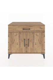 Hyperion Şifonyer 2 Raflı Tek Çekmeceli 2 Kapaklı 88x44x80 Çam-Çam