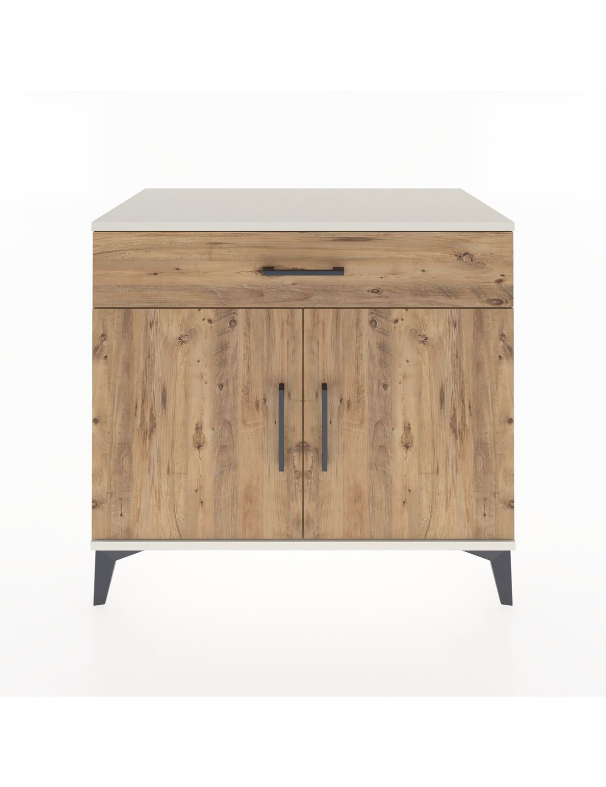 Hyperion Şifonyer Tek Raflı Tek Çekmeceli 2 Kapaklı 88x44x80 Aytaşı-Çam