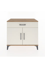 Hyperion Şifonyer Tek Raflı Tek Çekmeceli 2 Kapaklı 88x44x80 Çam-Aytaşı