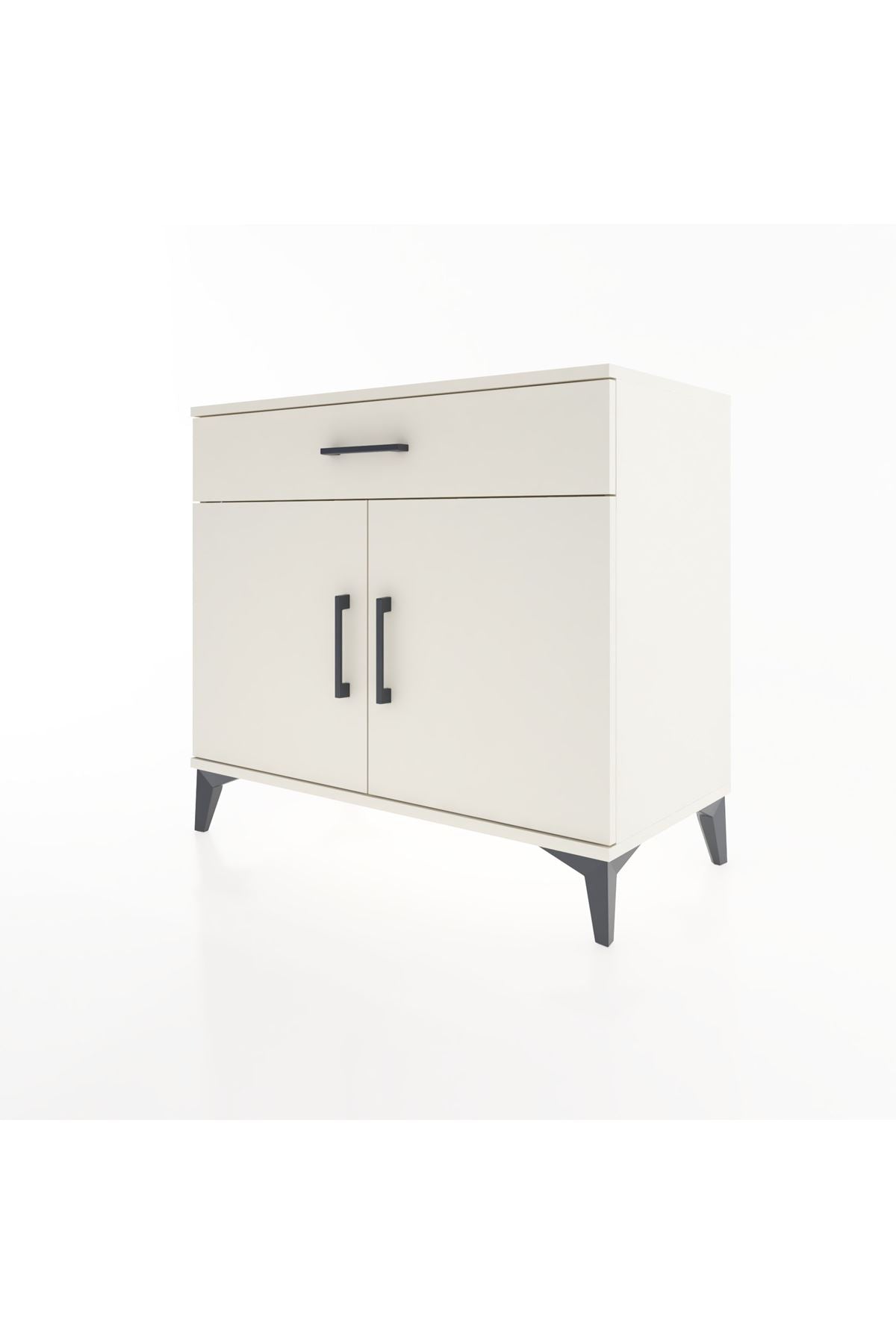 Hyperion Şifonyer Tek Çekmeceli 2 Kapaklı 88x44x80 Aytaşı-Aytaşı