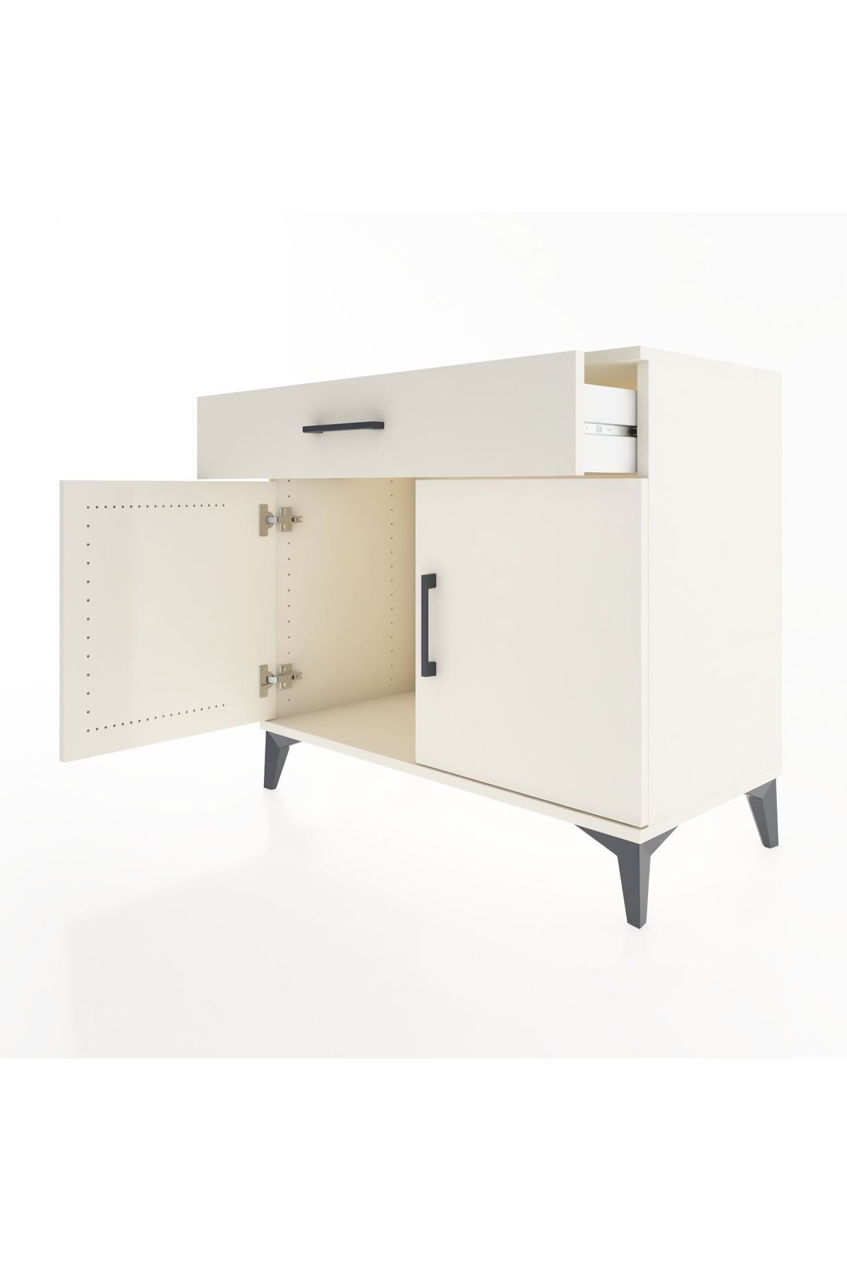 Hyperion Şifonyer Tek Çekmeceli 2 Kapaklı 88x44x80 Aytaşı-Aytaşı