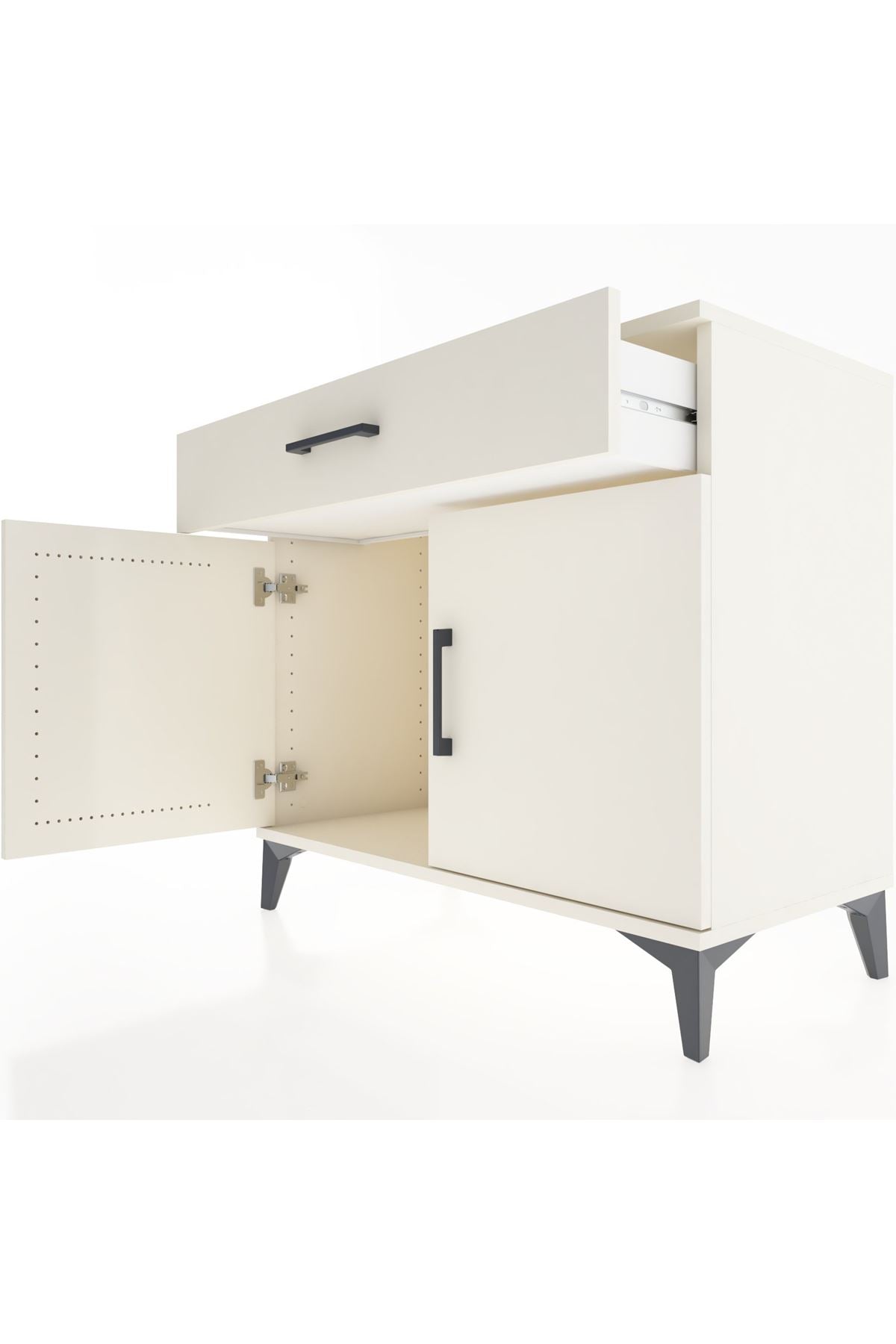 Hyperion Şifonyer Tek Çekmeceli 2 Kapaklı 88x44x80 Aytaşı-Aytaşı