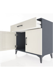 Hyperion Şifonyer Tek Çekmeceli 2 Kapaklı 88x44x80 Antrasit-Aytaşı