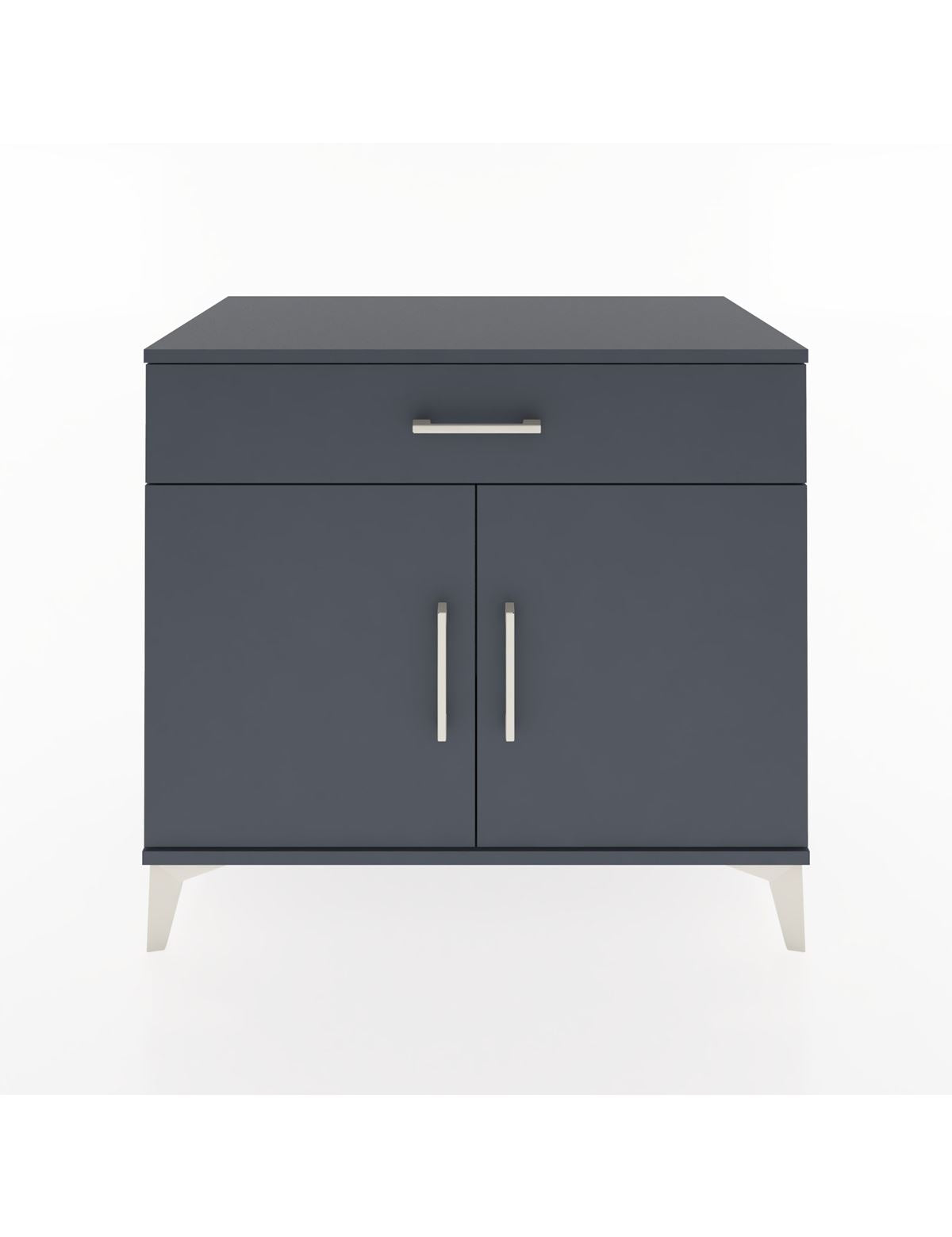 Hyperion Şifonyer Tek Çekmeceli 2 Kapaklı 88x44x80 Antrasit-Antrasit