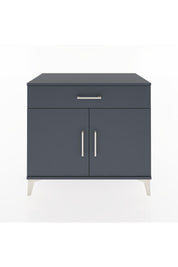 Hyperion Şifonyer Tek Çekmeceli 2 Kapaklı 88x44x80 Antrasit-Antrasit
