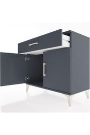 Hyperion Şifonyer Tek Çekmeceli 2 Kapaklı 88x44x80 Antrasit-Antrasit
