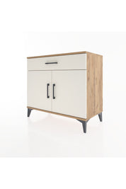 Hyperion Şifonyer Tek Çekmeceli 2 Kapaklı 88x44x80 Çam-Aytaşı