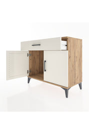 Hyperion Şifonyer Tek Çekmeceli 2 Kapaklı 88x44x80 Çam-Aytaşı