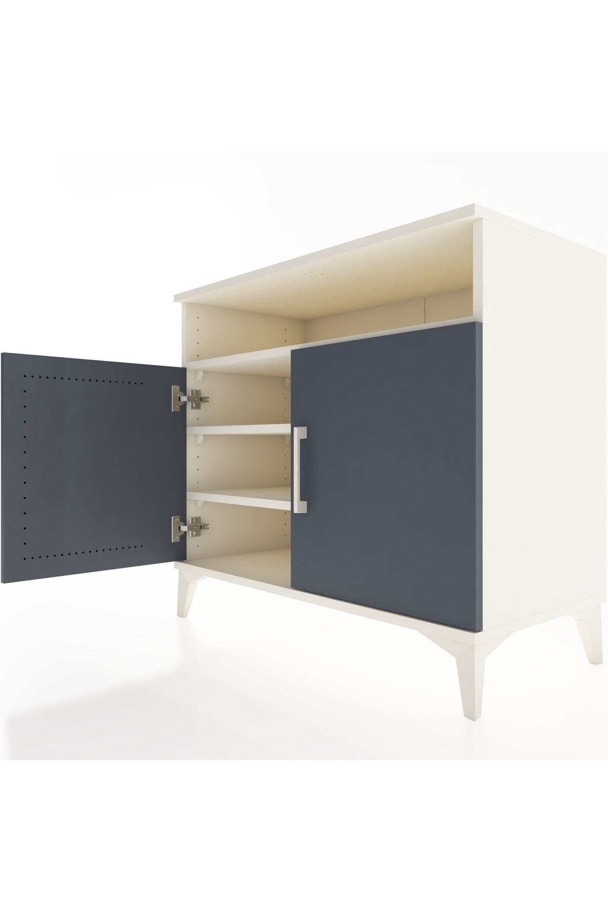 Hyperion Şifonyer 3 Raflı 2 Kapaklı 88x44x80 Aytaşı-Antrasit