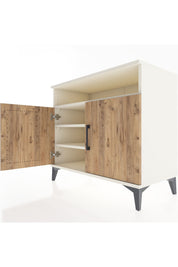 Hyperion Şifonyer 3 Raflı 2 Kapaklı 88x44x80 Aytaşı-Çam