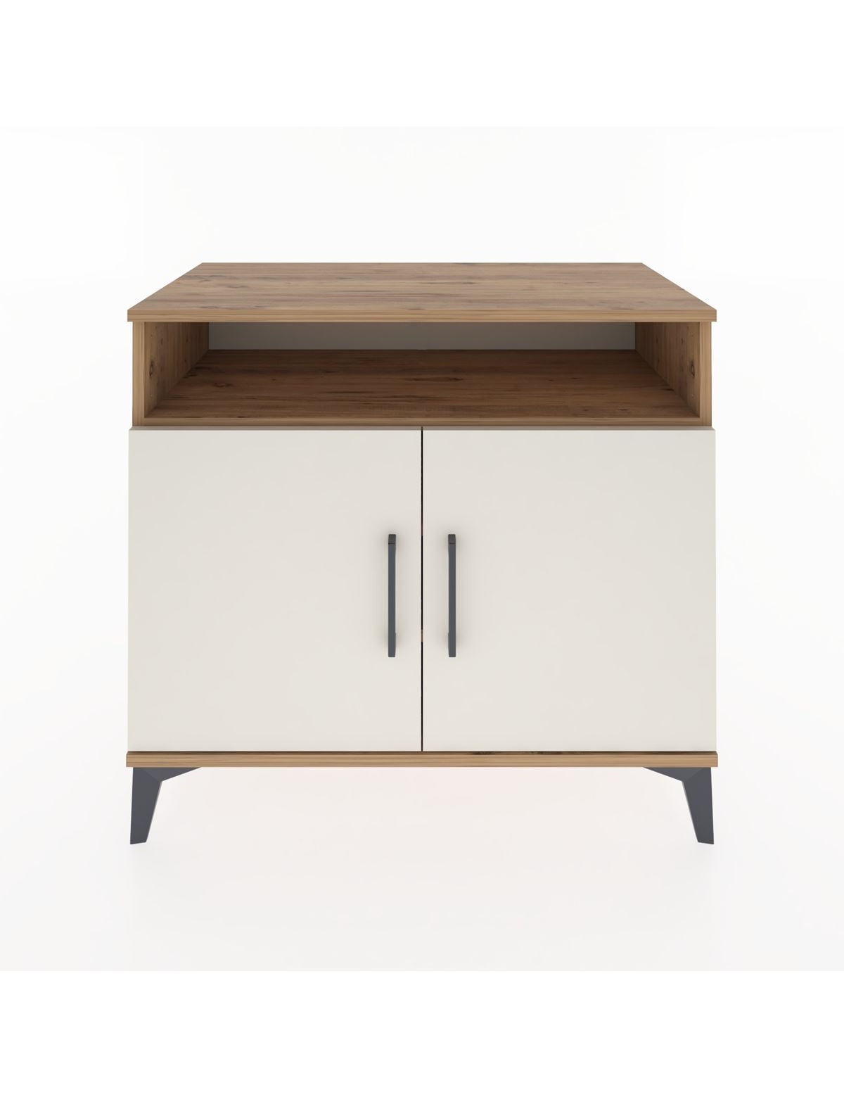 Hyperion Şifonyer 3 Raflı 2 Kapaklı 88x44x80 Çam-Aytaşı