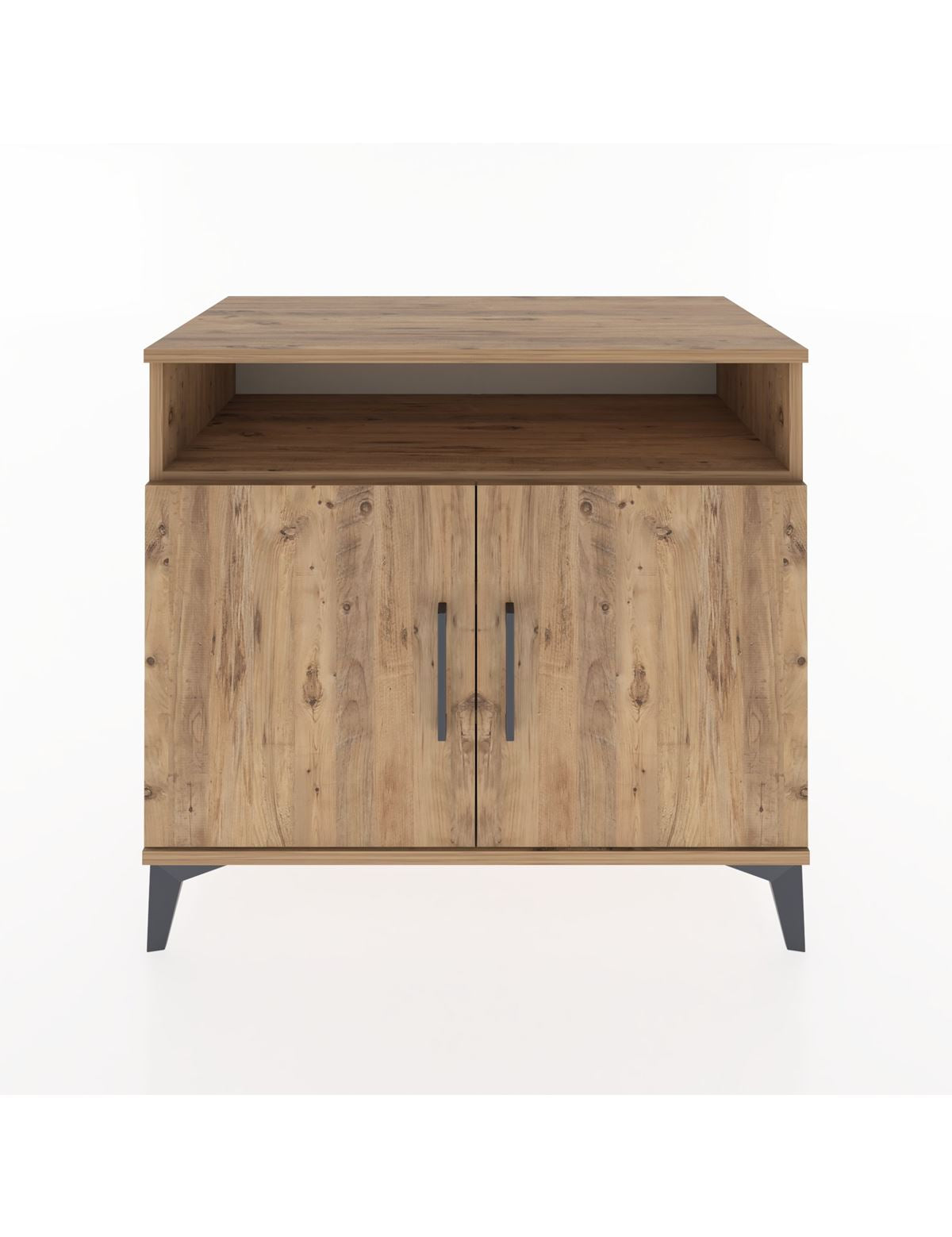 Hyperion Şifonyer 3 Raflı 2 Kapaklı 88x44x80 Çam-Çam