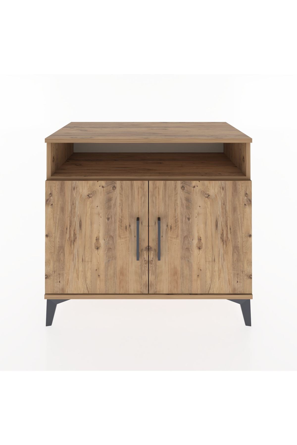 Hyperion Şifonyer 3 Raflı 2 Kapaklı 88x44x80 Çam-Çam