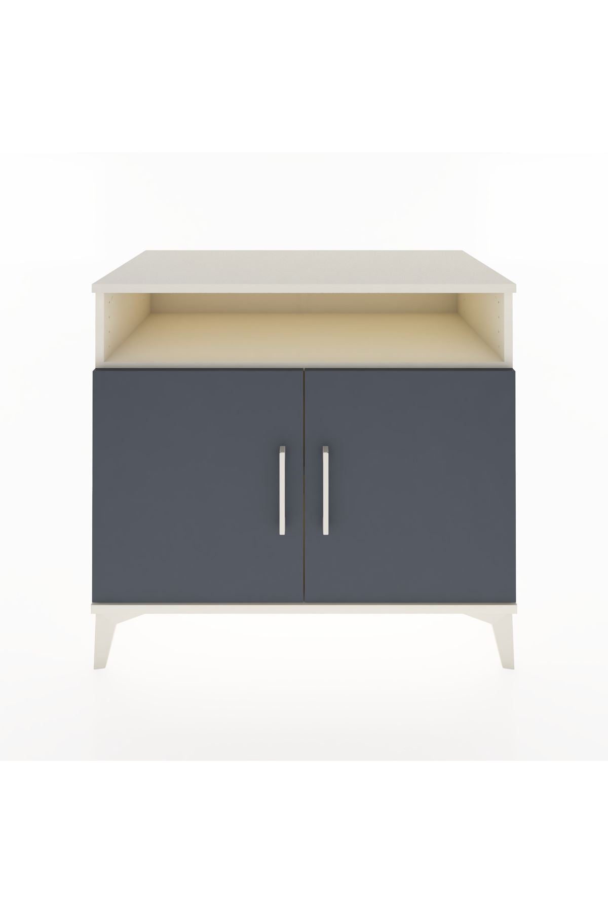 Hyperion Şifonyer 2 Raflı 2 Kapaklı 88x44x80 Aytaşı-Antrasit