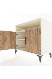 Hyperion Şifonyer 2 Raflı 2 Kapaklı 88x44x80 Aytaşı-Çam