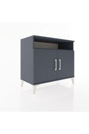 Hyperion Şifonyer 2 Raflı 2 Kapaklı 88x44x80 Antrasit-Antrasit