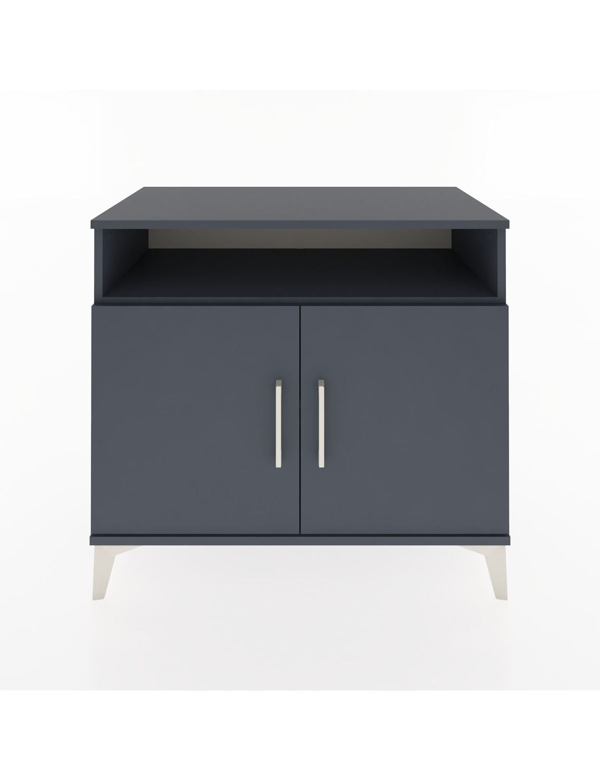 Hyperion Şifonyer 2 Raflı 2 Kapaklı 88x44x80 Antrasit-Antrasit