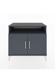 Hyperion Şifonyer 2 Raflı 2 Kapaklı 88x44x80 Antrasit-Antrasit